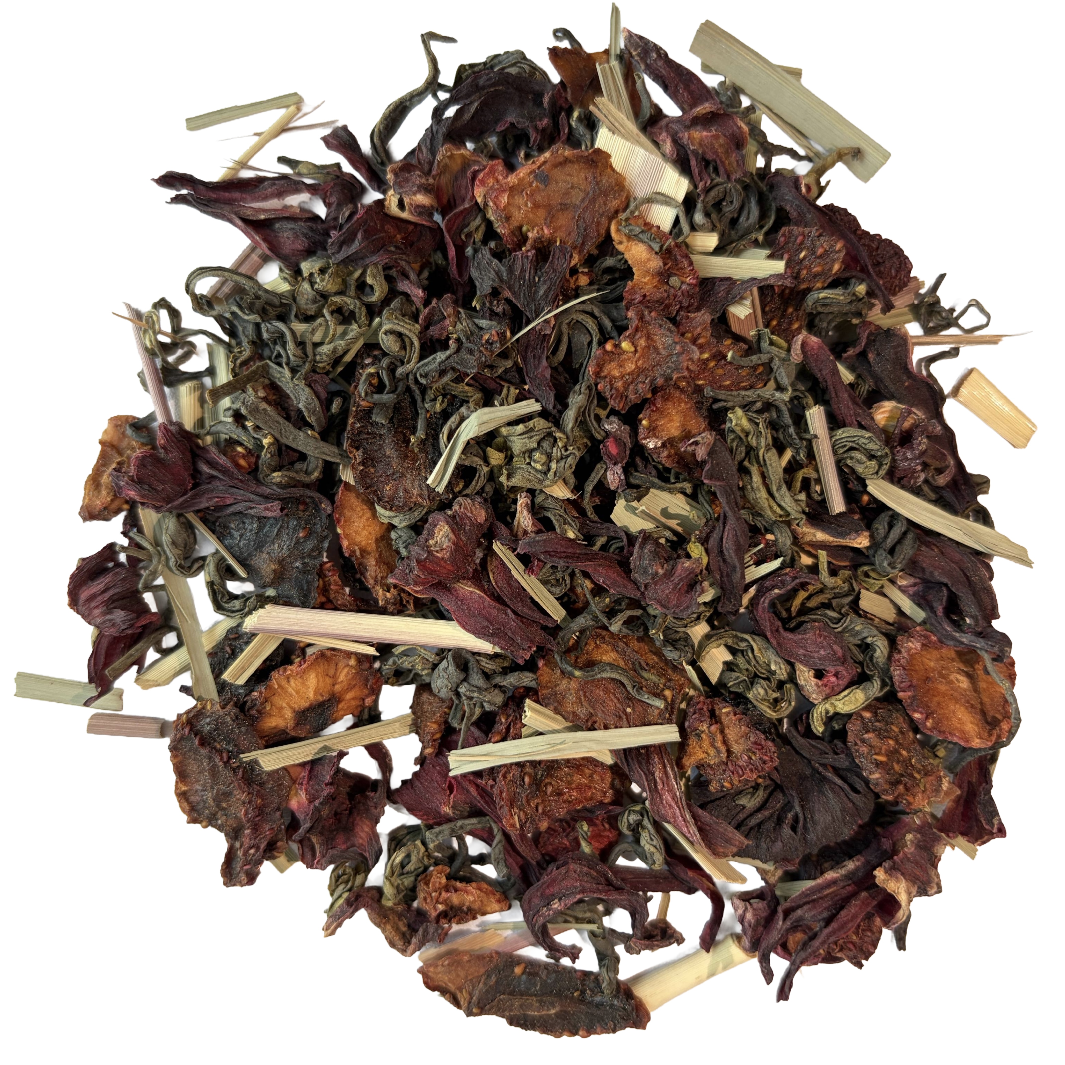 Hibiscus mix tea macro