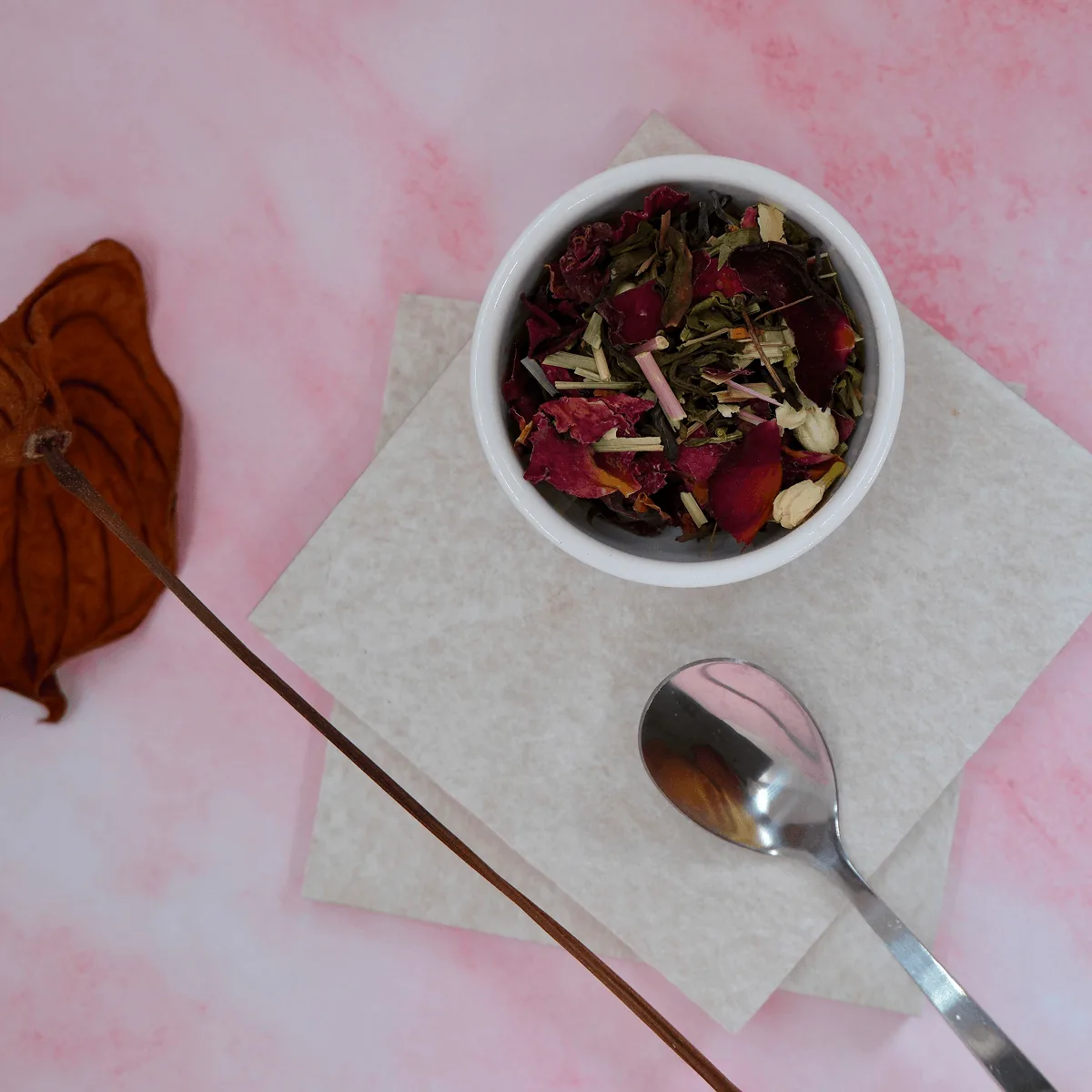 Beauty Blend loose leaf tea with rose petals, jasmine and lemongrass