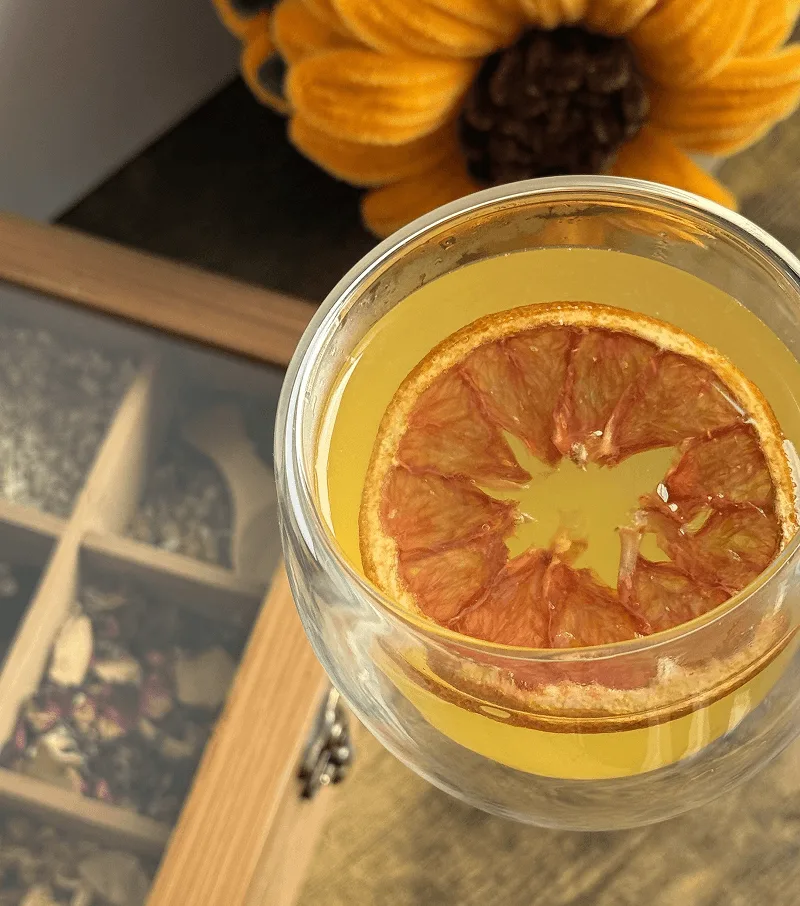 Soothing Chamomile Honey Brew made with Cliff Natural Tea